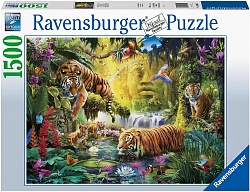 Пазл Идиллия у водопоя 1500 элементов (Ravensburger, 16005) - миниатюра